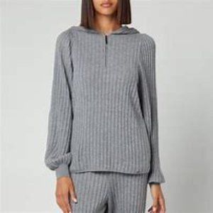 TED BAKER SHANEY RIBBED LOUNGE HOODIE- NEW
